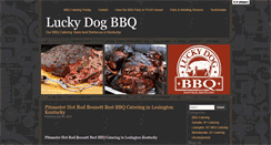 Desktop Screenshot of luckydogbbq.com